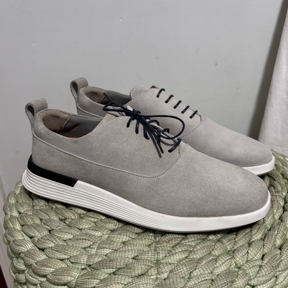 NEW Wolf & Shepherd Crossover Grey Suede  Longwing Lace Up Oxford main image 9